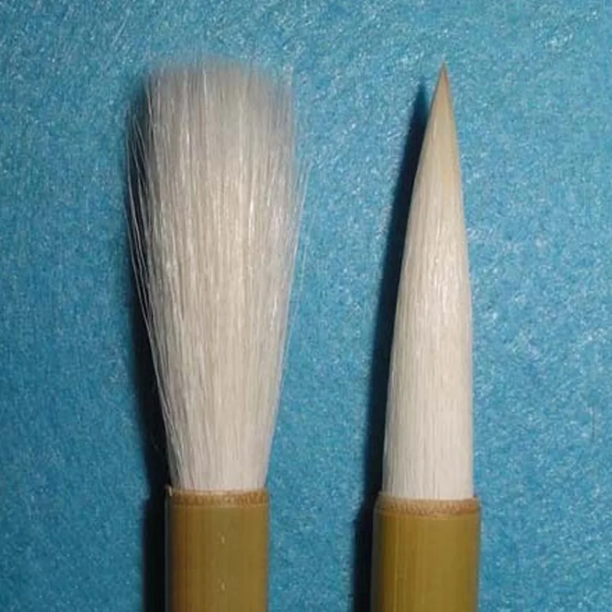 White Goat hair Chinese Painting Brush for Calligraphy Art Painting supply Stationary