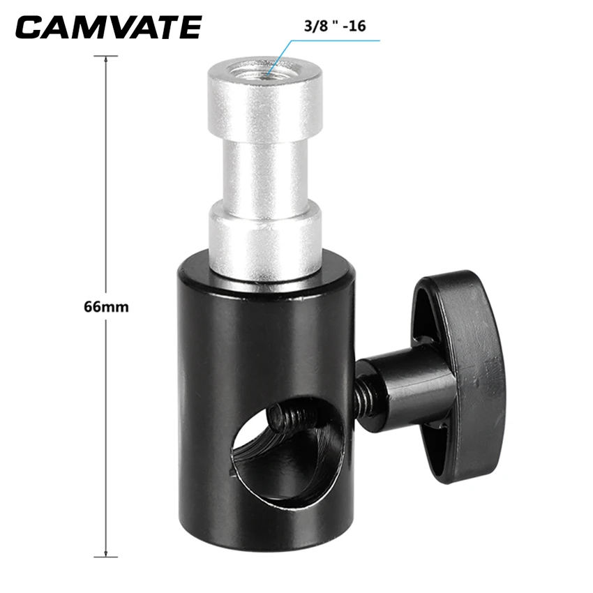 Головка оссветильник Ной стойки CAMVATE 16 мм с наружной резьбой 1/4 "-20" и внутренней резьбой 1/4 "-16" до 1/4 "-20", винт с внутренней резьбой светильник ительной стойки/стержня, Новинка