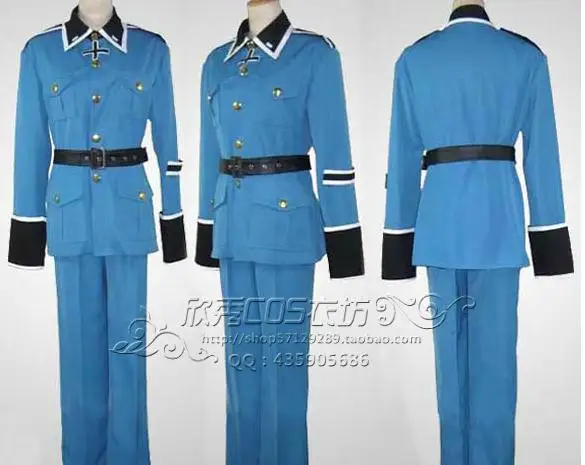 

Aph Axis Powers Hetalia Germany Ludwig Beillschmidt Germany army Cosplay Costume