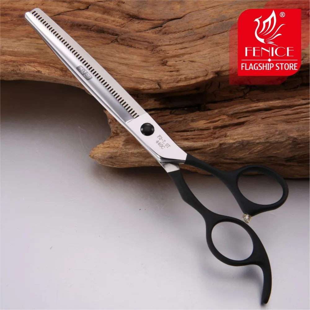 Imagem -05 - Fenice Pet Cabelo Desbaste Tesoura 7.0 7.5 Polegada Profissional Japão 440c Tesouras para Cão Grooming Corte Alta Qualidade