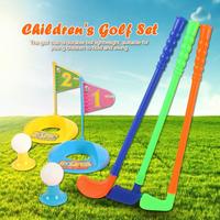 Professional Children Kids Outdoor Sports Games Toys Multicolor Plastic Mini Golf Club Set