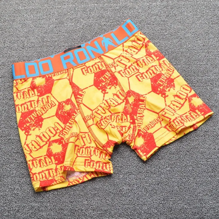 10Pcs Boys Cotton Boxers Football Super Star Kids Multipack Trunk Young Briefs Children Underwear Baby Shorts Teenage Pant Cloth
