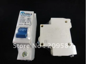 DZ47-63 C20 1P 20A Circuit Breaker