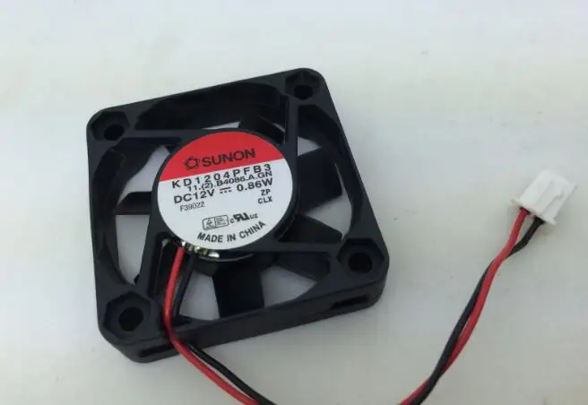 

SUNON 4010 4CM KD1204PFB3 12V 0.86W Two-wire Double Ball Fan