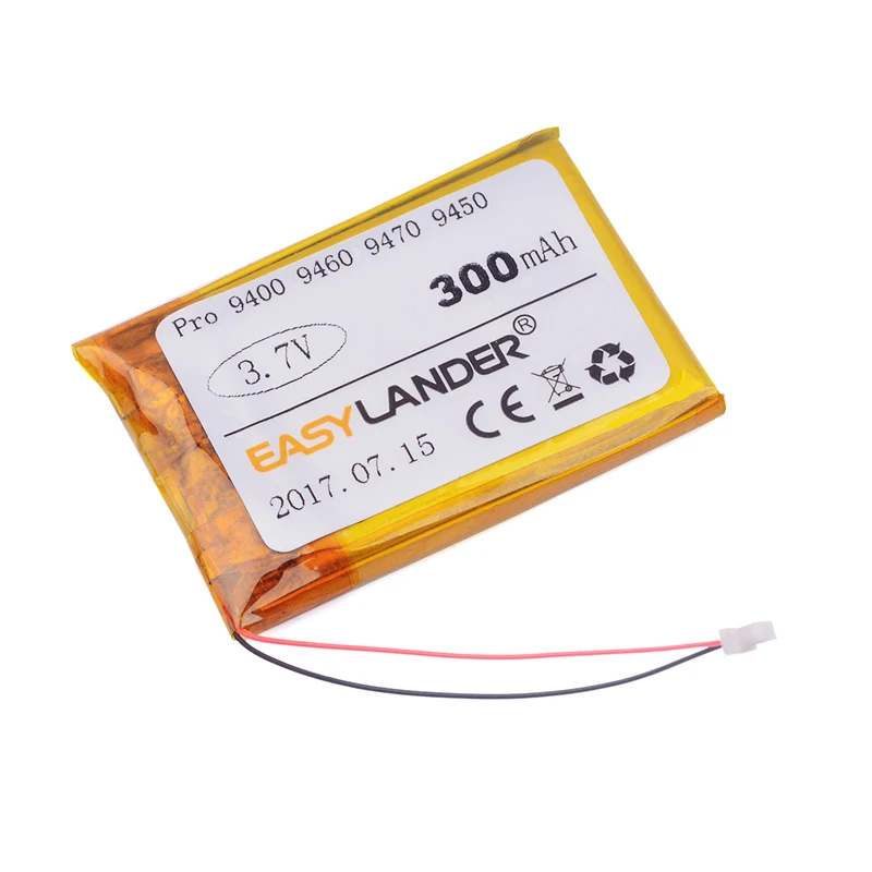 3.7V 300mAh Rechargeable Lithium Li-ion Polymer Battery For Headset JA-BRA Pro 9400 Pro 9450 Pro 9460 Pro 9465 Pro 9470