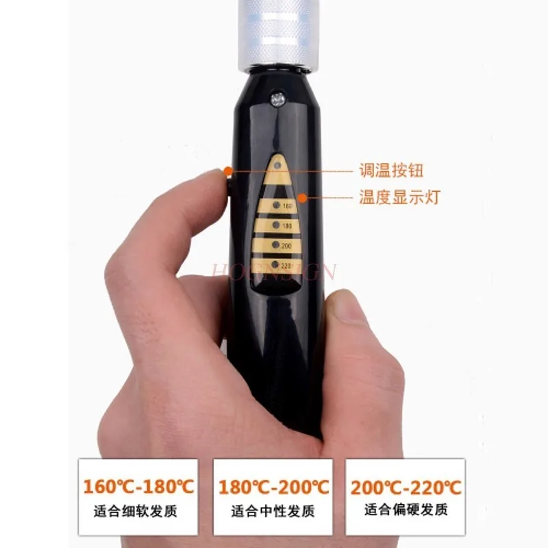 Makeup artist professional temperature control hot curly ceramic glaze curler rotating electric roll bar temperature special hai