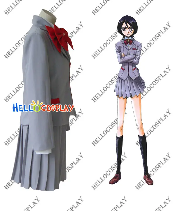 

Bleach Kuchiki Rukia School Uniform Cosplay Costume H008