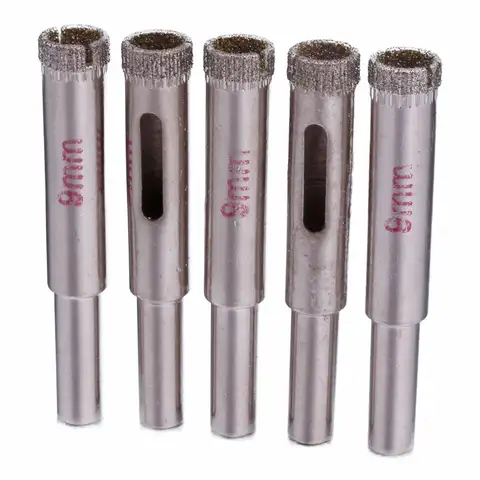 5 개/대 6-20mm 다이아몬드 코팅 구멍 톱 코어 드릴 비트 드릴링 커터 도구 스톤 타일 유리 화강암 대리석 ILOVETOOL