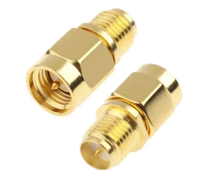 

50PCS SMA Male Plug to RP-SMA Female (male pin) Plug RF Coaxial Adapter Connector screw the needle adapter