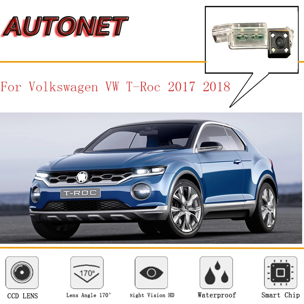 

AUTONET Rear View camera For Volkswagen VW troc T-Roc 2017 2018 2019/CCD/Reverse Camera/Backup Camera/license plate camera