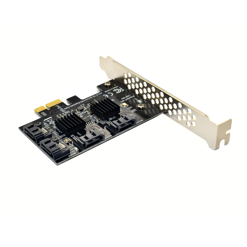 H1111Z tarjeta adicional SATA3 PCI-E/PCIE/PCI Express, multiplicador de controlador SATA 3, tarjeta de expansión PCI E PCIE x1, adaptador de puerto SATA