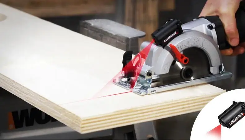 WX427 multi-function household electric circular saw, wood, metal, stone hand saw power tools With laser image 3