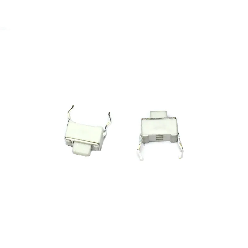 1000PCS/LOT 3*6*4.3MM Tact Switch 2 foot vertical white Environmental 3x6x4.3