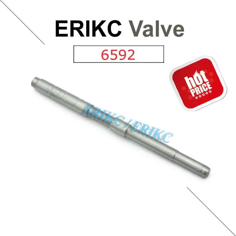 

ERIKC 095000-6593 injector control Valve rod 23670-E0010 diesel engine spare parts valve rod length=63.5mm 095000-6592