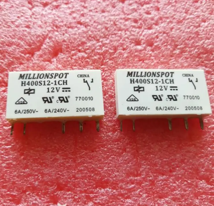

NEW relay H400S12-1CH 12V H400S12-1CH-12V 6A 250V 5PIN