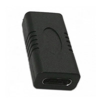 1pcs 10Gbps USB-C USB 3.1 Type-C 24Pin Female to Female Extension Adapter for Cell Phone & Laptop