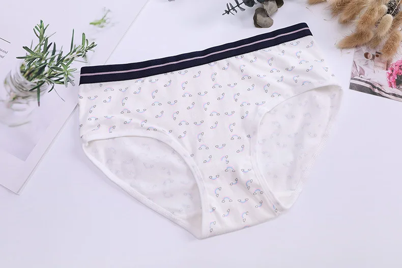 New Unicorn series ladies underwear girls  cotton breathable printed hot style briefs AMA5283