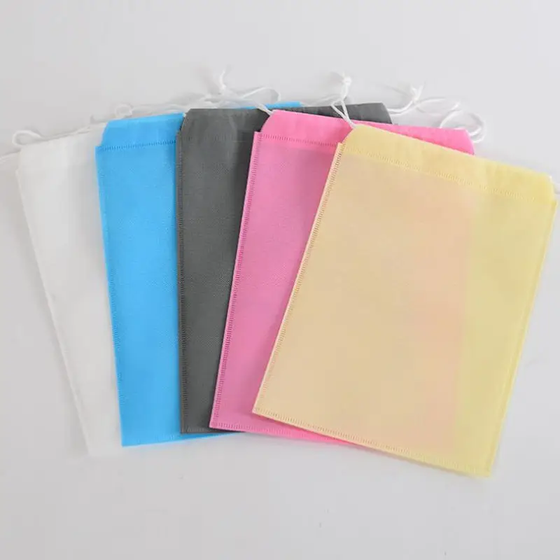 40*30cm Drawstring Non-Woven Fabric Bags Laundry Bag Book Toys Gift Storage Bag Shoes Dirty Clothes Organizer F20173382