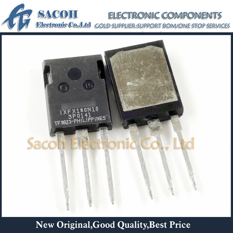 

Refurbished Original 5Pcs/Lot IXFX180N10 180N10 OR IXFX180N07 OR IXFX180N085 OR IXFX180N15P IXFX180N25T PLUS247 180A 100V MOSFET