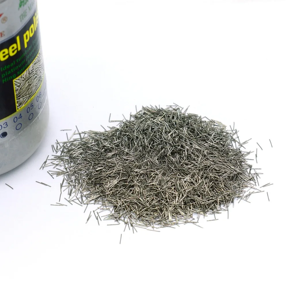 1000g Polishing Needles Stainless Steel Pins Magnetic Tumbler Mag Polishers 0.2mm/0.3mm/0.4mm/0.5mm/0.6mm