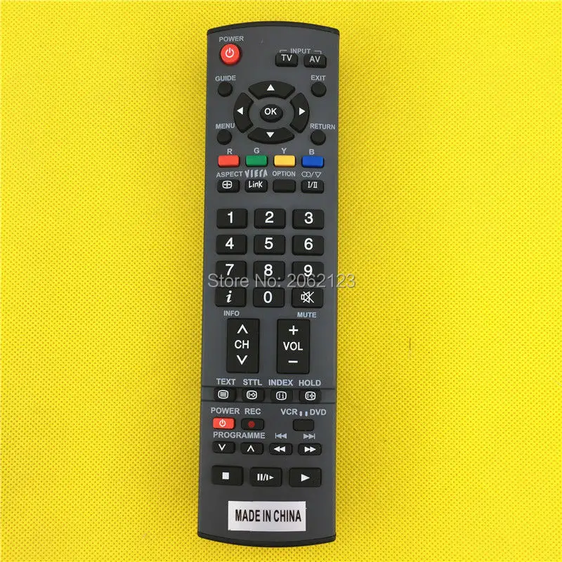 

Remote Control for Panasonic N2QAYBOOO222 ,EUR76511110 , EUR7651030, EUR761120,EUR7651030A/EUR765109A EUR765101C EUR7628