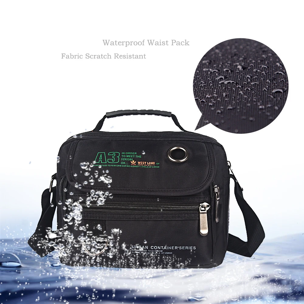 New 3713 Men Messenger Bags Casual Multifunction Small Travel Bags Waterproof Style Shoulder Fashion Military Crossbody Bags