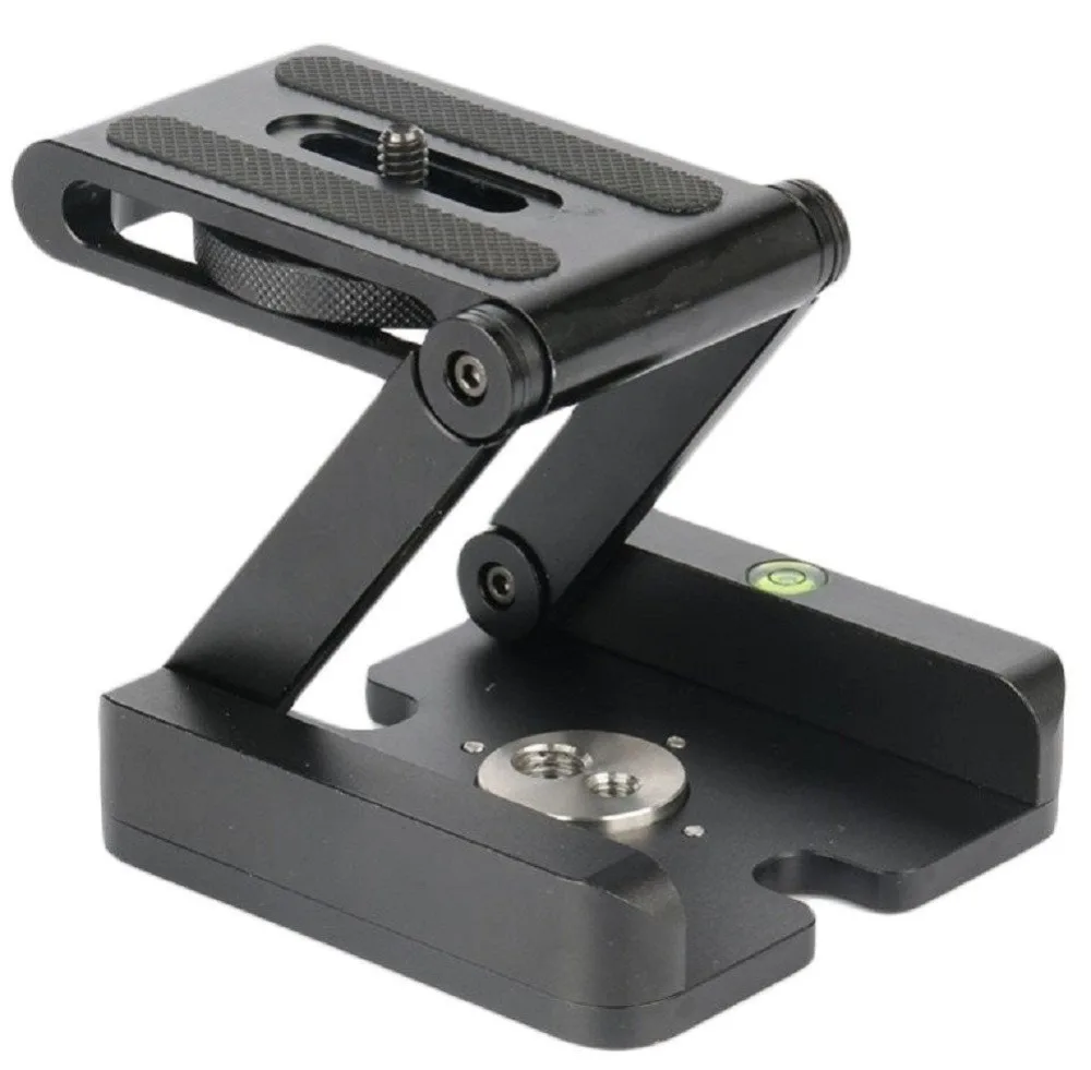 LBKAFA Folding Z Type Stand Holder Professional Tripod Kit Flex Tilt Head Pan Ball Head Desktop Compatible Camera Camcorder