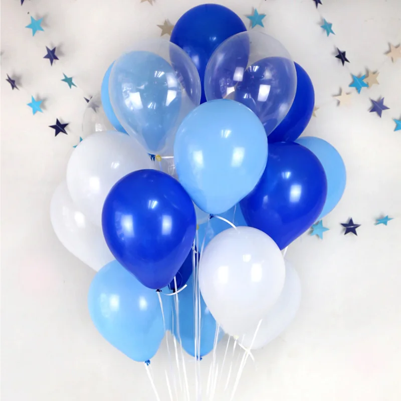 30Pcs/lot Pink Clear White Round Ballons Transparent Balloons Latex Helium Float Birthday Party Baby Shower Wedding Decor Balls
