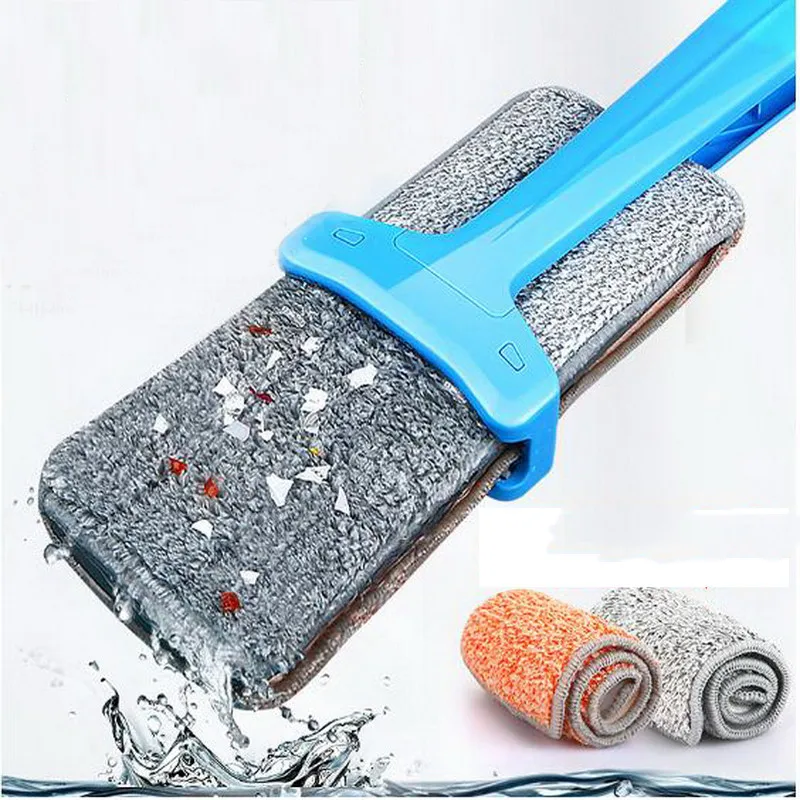 

Household Flat Mop/Easy to Clean/Using PP Material/durable/plus Thick Cloth Design/360 Degrees Can Be Rotated