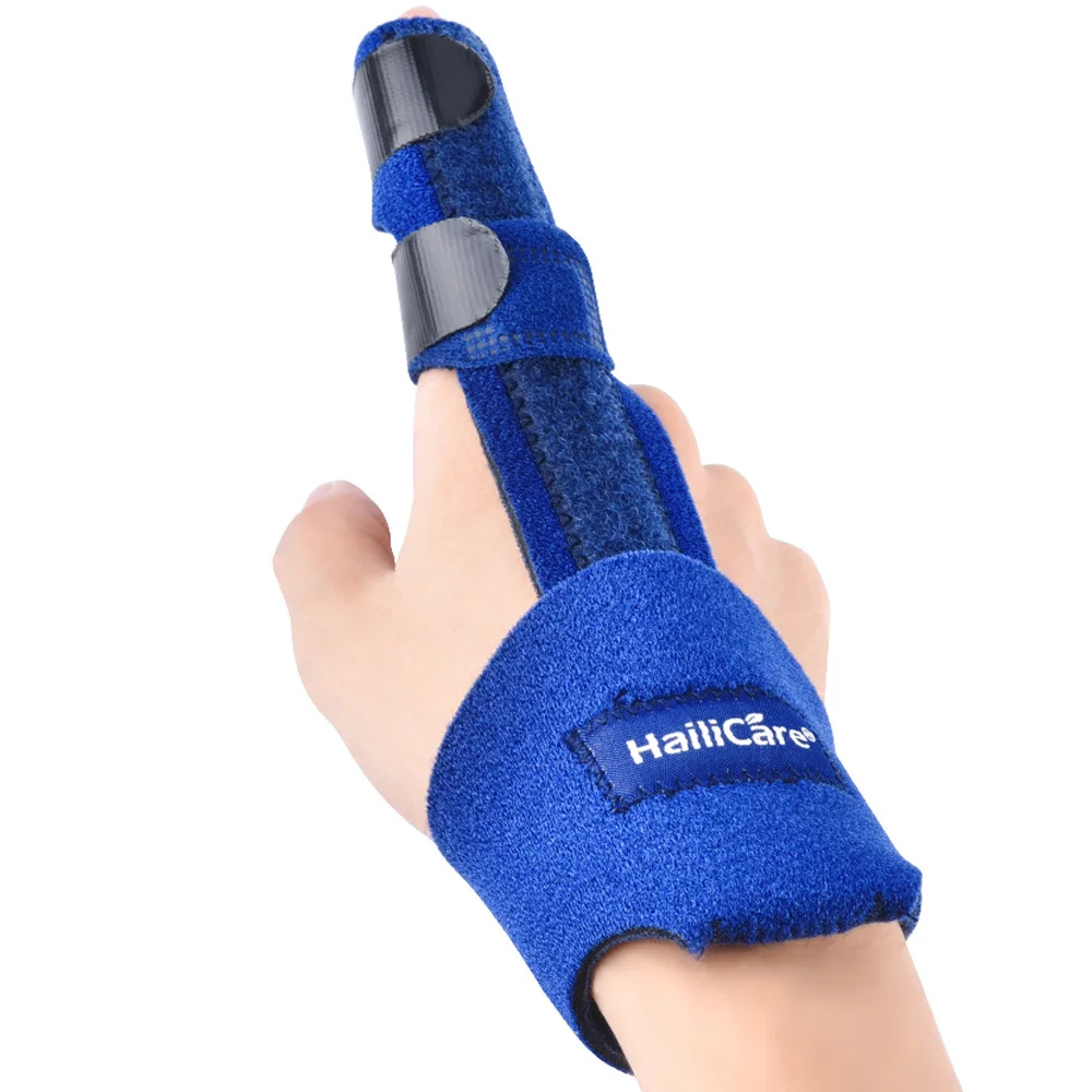 Pierwsza pomoc palec szyna Immobilizer medyczny kciuk pas wspierający regulowany kciuk Brace stabilizator straż Spica wsparcie Thumb Care