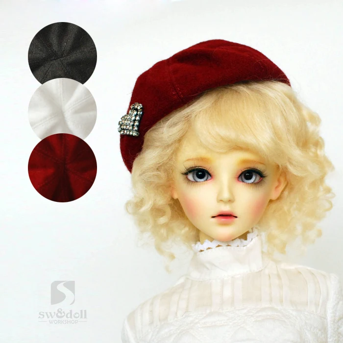 

1/3 1/4 scale BJD hat for BJD/SD DIY doll accessories.Not included doll,clothes,shoes,wig and other accessories 16C0949