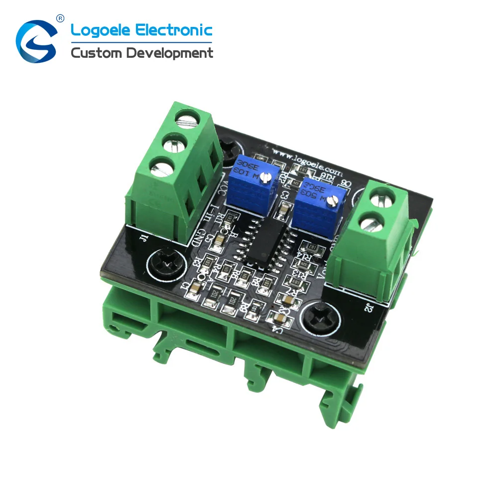 Sensor Module Current To Voltage Converter 4-20mA To 0-3.3V 0-5V 0-10V 0-15V Conversion With Base