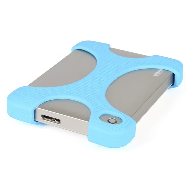 2.5 Inch Portable Hard Drive Protector Drop-resistance Silicon Rubber Case for Seagate Sony External Memory Shakeproof Cover