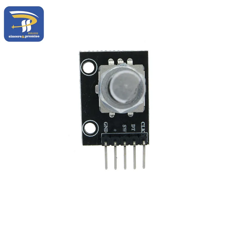 1/5/10PCS KY-040 360 Degrees Rotary Encoder Module Brick Sensor Switch Development Board For Arduino With Pins Half Shaft