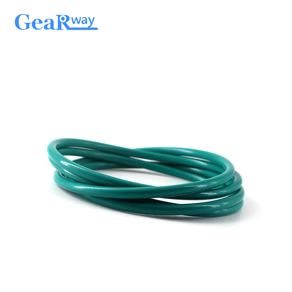 Gearway O Ring Seal Gasket Green FKM 3.5mm thickness O Ring Seal Washer 53/54/55/56/73/74/75mm OD 70SH Hardness O Ring Sealing
