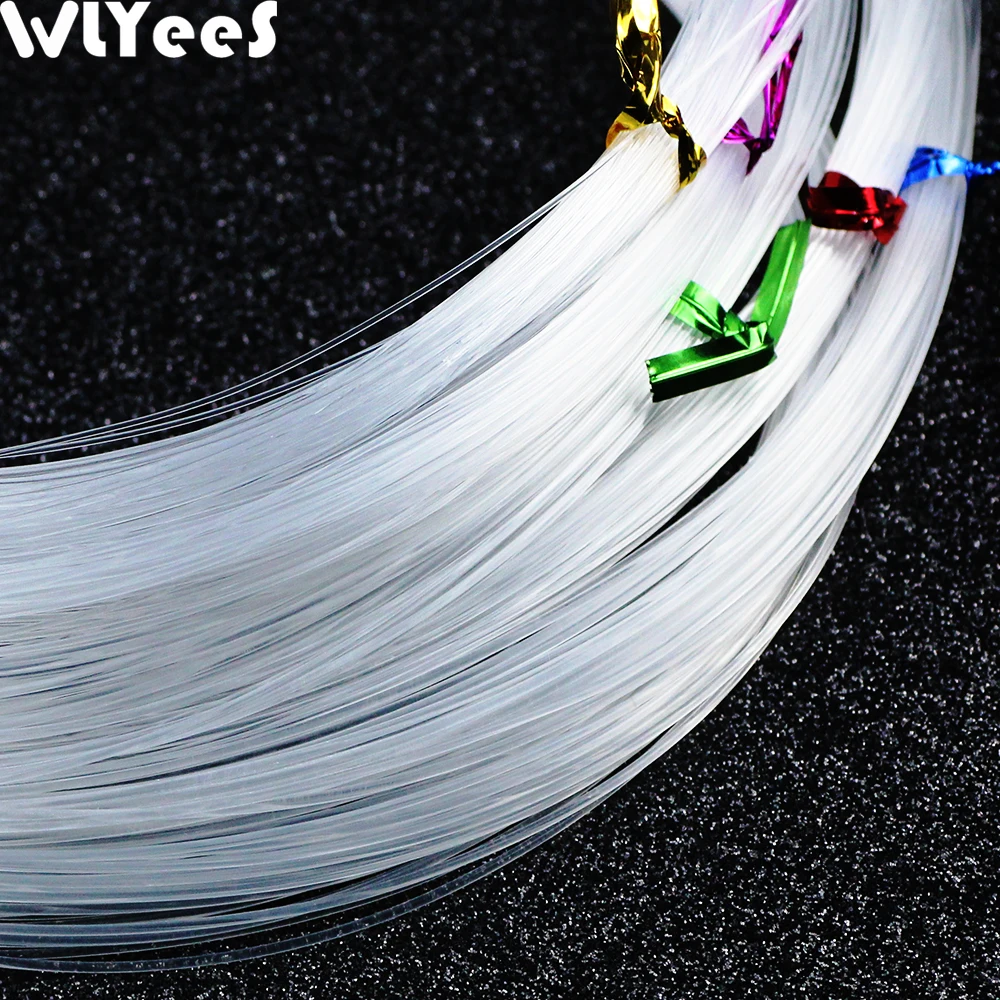 WLYeeS Transparent non-elastic fishing line 0.4-1.0mm Beading hand Cord Beaded wire accessories making for Jewelry handmade DIY