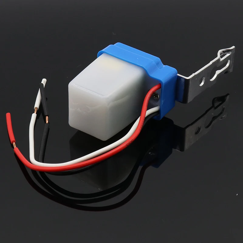 110V 12V Automatic Auto On Off Photocell street Light Switch DC AC 220V 50-60Hz 10A Photo Control Photoswitch Sensor Switch