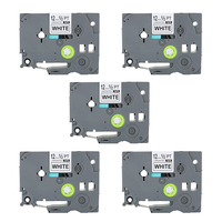 5 pk 10 pk 12mm tze tape TZe231 TZe 231 TZ-231 TZe-231 p touch tz tape Compatible for Brother TZ PT-H105 PT550 PT1000