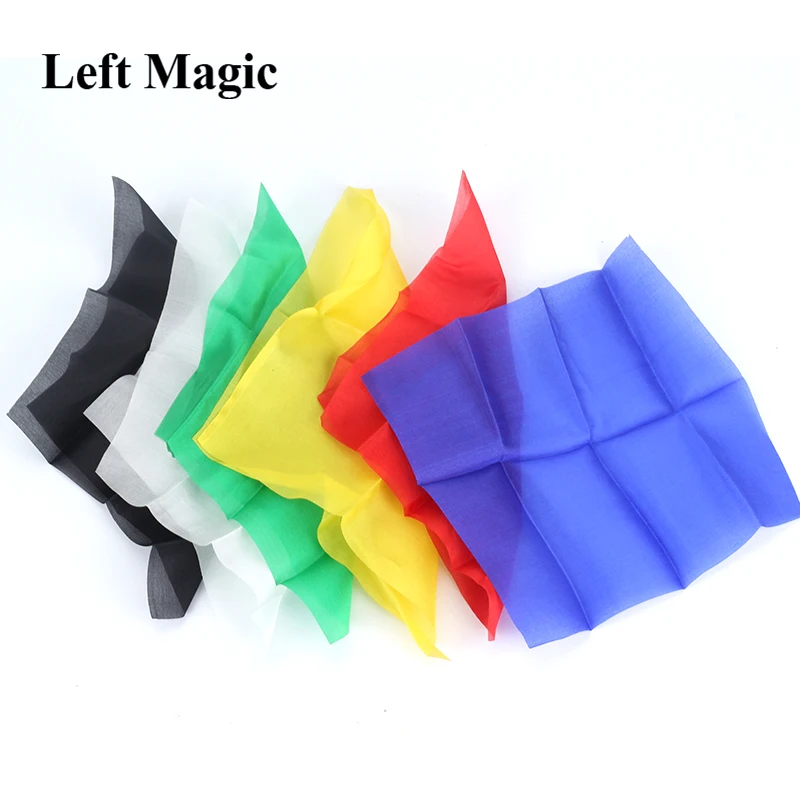 15*15cm Colorful Silk Scarf Magic Tricks Learning & education Magic silk for close up magic prop