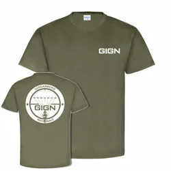 Brand T-Shirt Men 2019 Fashion GIGN Gendarmerie National France Anti-Terror Special Unit T Shirt customize Tee Shirts