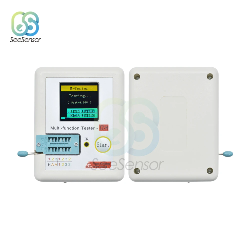 LCR-TC1 LCR-T7 TC-T7-H T7 Multifunctional TFT Backlight Transistor Tester for Diode Triode Capacitor Resistor Transistor