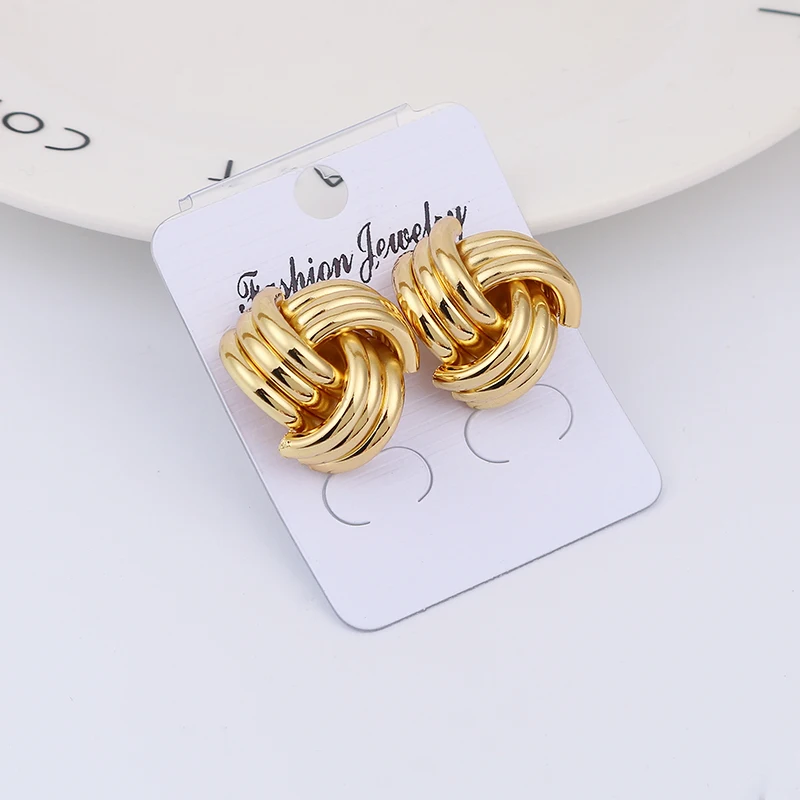 Za Vintage Niet Doorboord Clip Op Oorbellen Oor Clips Gold Geometrische Metal Earring Voor Vrouwen Wedding Party Bijoux Brincos Sieraden