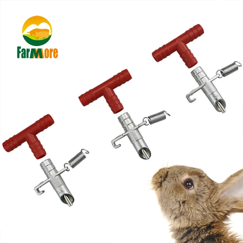 

5/10/15Pcs Nipple Drinkers Rabbit Drinker Rodents Automatic Waterer Drinker Feeder Rabbit Water Nipple Bunny Farm Accessories