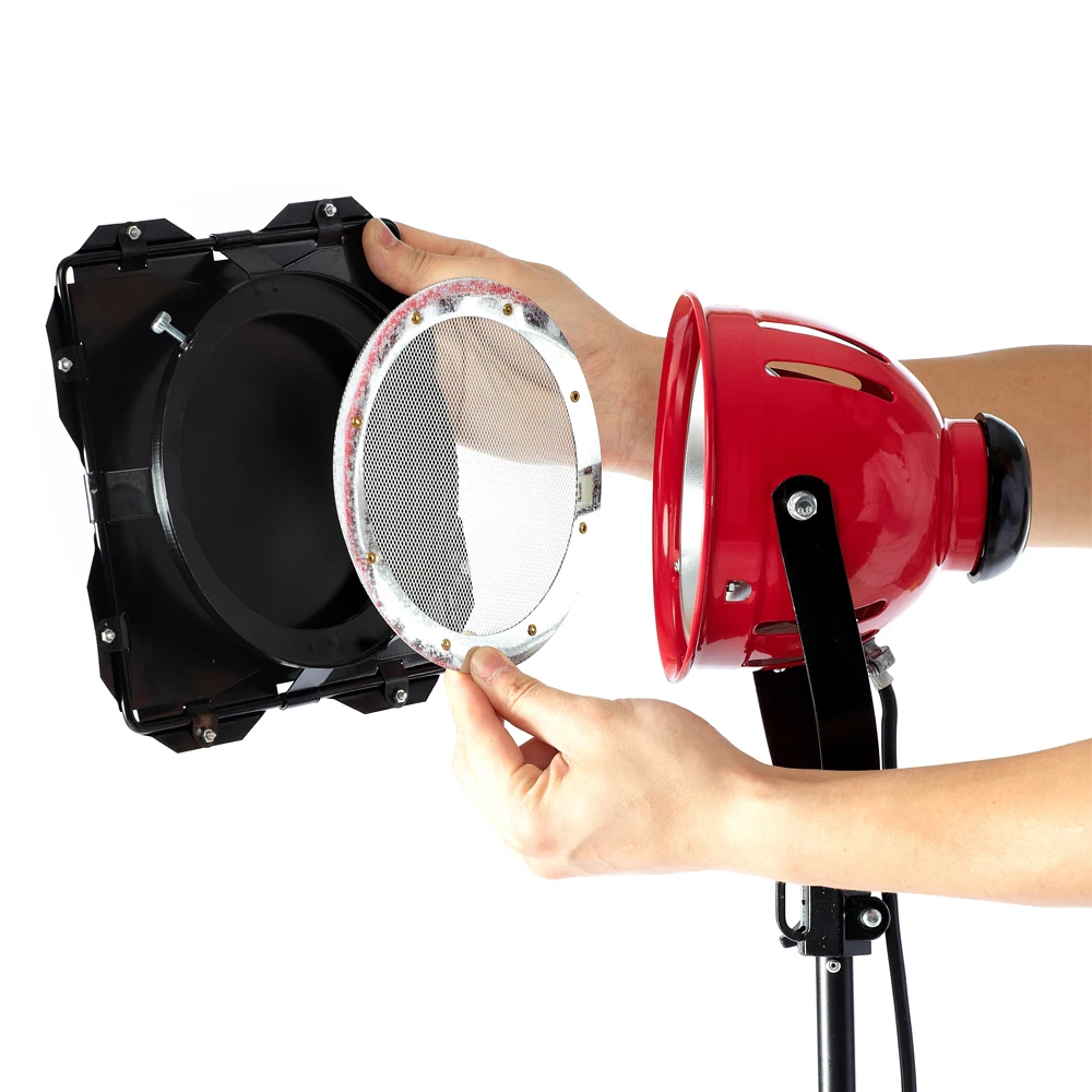 Selens หลอดไฟ Redhead ความสว่าง Dimmer 800W 220V สำหรับถ่ายทำสตูดิโอต่อเนื่องสตูดิโอที่มีขาตั้งกล้อง