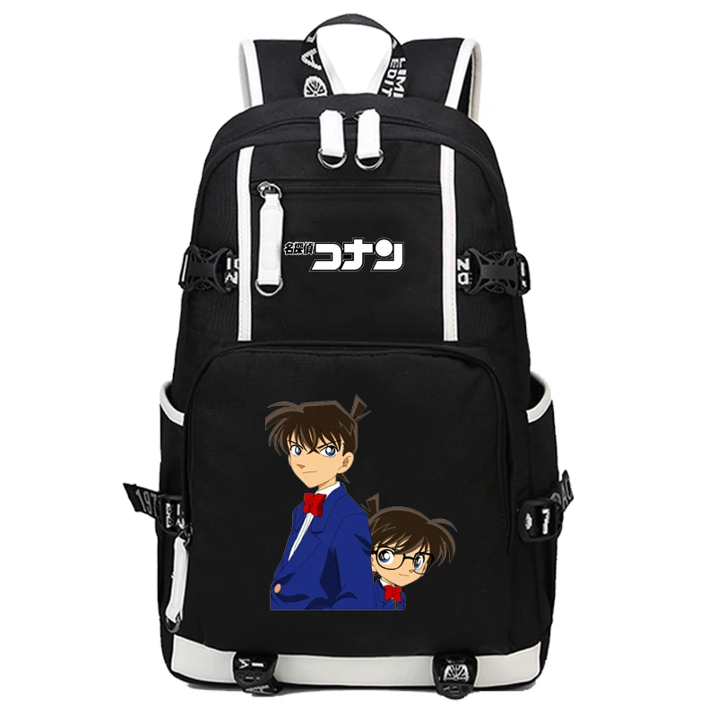 Japonia anime detektyw Conan plecak mężczyźni kobiety student bookBag torba podróżna torba na ramię plecak