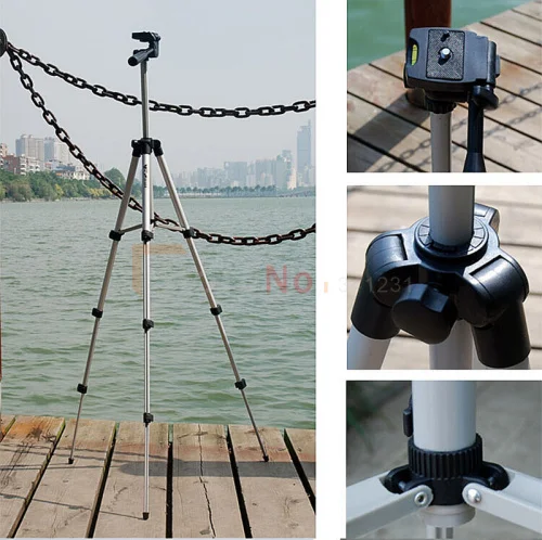 High Quality TF-3110 Tripod stand With 3-Way Head Tripod + Bag for 1/4 Scerw  D7000 D3100 D3200 DSLS Camera