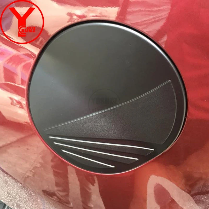 2013-2019 black fuel tank cover For ISUZU mux 2014 2015 2016 2017 ABS car auto parts for isuzu mu-x mux accessories 2018 YCSUNZ