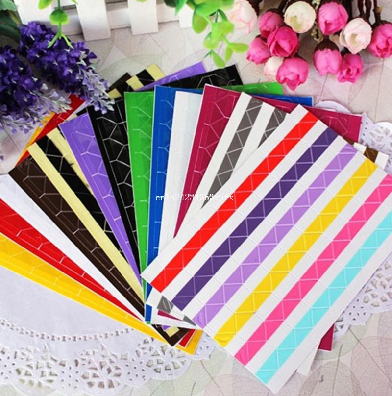 600 Sets 1 Sheet=102 pcs/set  Album Decor Sticker Instax Mini High Hand-made Material Retro Pvc Photo Corner Free Shipping