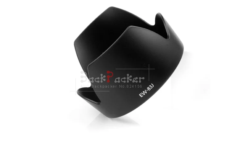 30PCS Flower Black EW-83J Camera Accessories Lens Hood EW-83J For Canon EF-S 17-55 f/2.8 IS USM Accessories