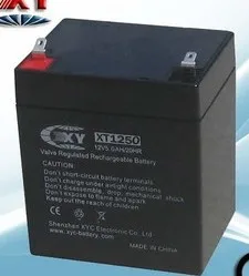 12V 5AH VRLA lead acid rechargeable battery